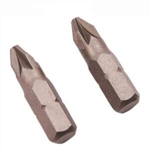 50 Pcs Pozi No.2 Drive DIY Screwdriver Phillips Bits Set