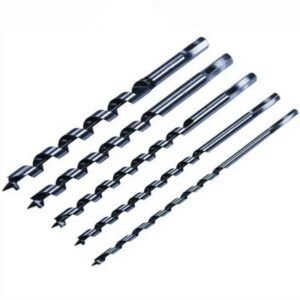 5 Pcs Auger Long Hex Shank Wood Drill Bits Set 6 8 10 12 14mm