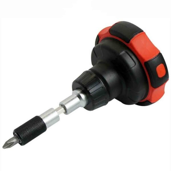 Ratchet Palm Screwdriver Hand Tool Bits Set Phillips Slotted Pozi