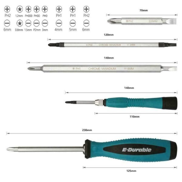 Pentalobe Magnetic Philips Driver Long Bit Screwdriver Set - Image 5