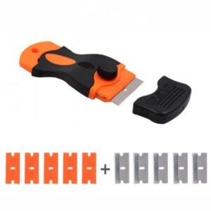 Carbon Steel Plastic Blades Razor Scraper for Car Film Paint Glue Remover