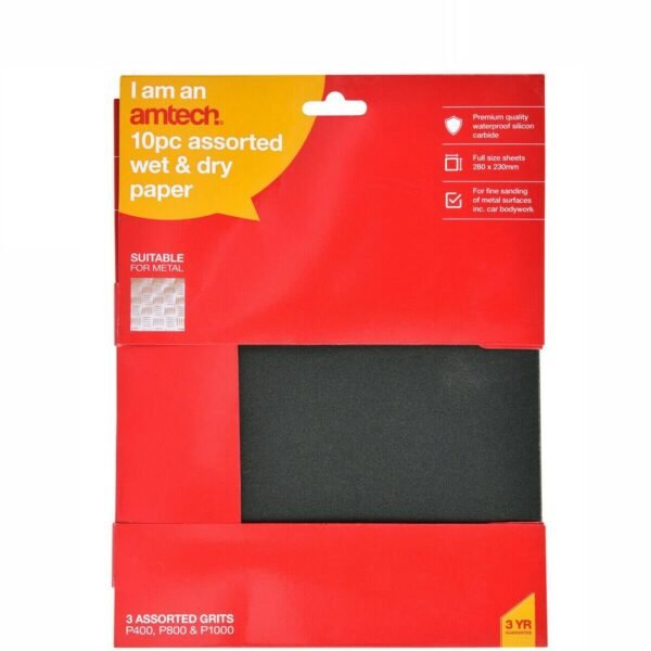10 Pcs Assorted Wet & Paper 280 x 230mm