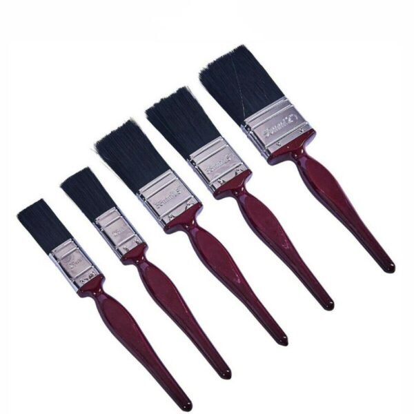 5 Pcs No Bristle Loss Paint Brush Set Varnish Painting - Image 5