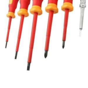 6 pcs 1000 VAC 1500 VDC GS VPA TUV VDE Insulated Screwdriver Set