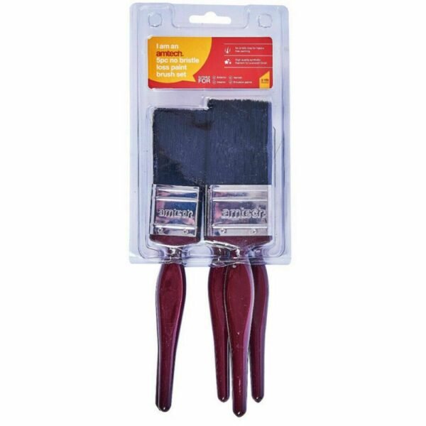 5 Pcs No Bristle Loss Paint Brush Set Varnish Painting - Image 2