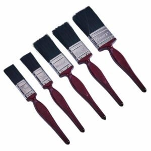 5 Pcs No Bristle Loss Paint Brush Set Varnish Painting