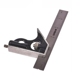 6'' Combination Square Stainless Steel Spirit Level Measuring Tool
