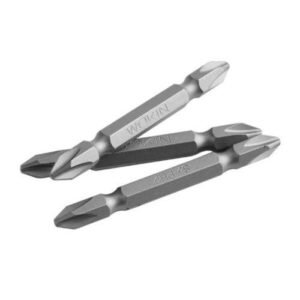 10 Pcs Pozi & Flat Headed Double Ended Screwdriver Bit Set