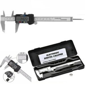 6 INCH DIGITAL VERNIER CALIPER 150MM STAINLESS STEEL MICROMETER ELECTRONIC TOOL